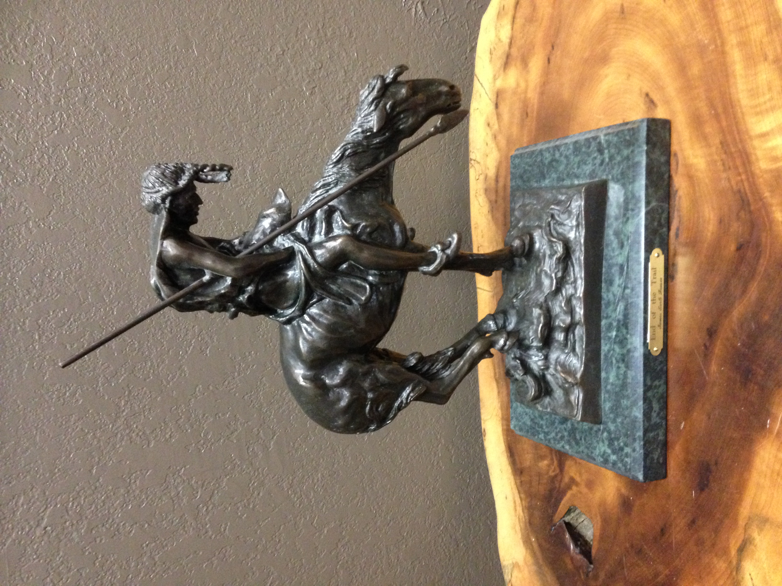 Trail of Tears Bronze by James Earl Fraser-consigned - Elsinore Framing ...