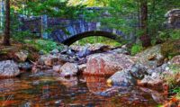 Bridge Over Acadia Creek  by James Schaff