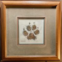 Sacred Circle Chapbook print by Bev Doolittle-Walk Softly, framed consigned