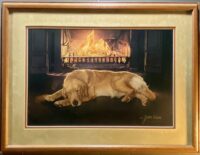 Feeling of Warmth by John Weiss, framed consignment